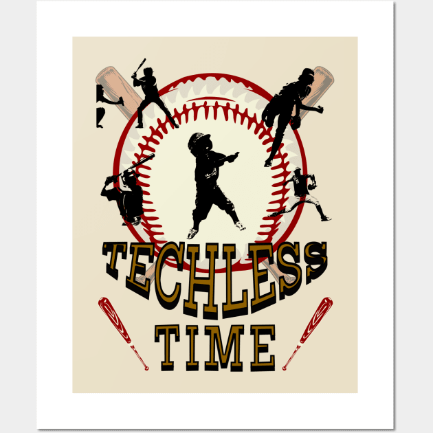 Techless Time Tee Wall Art by UnpluggedLife